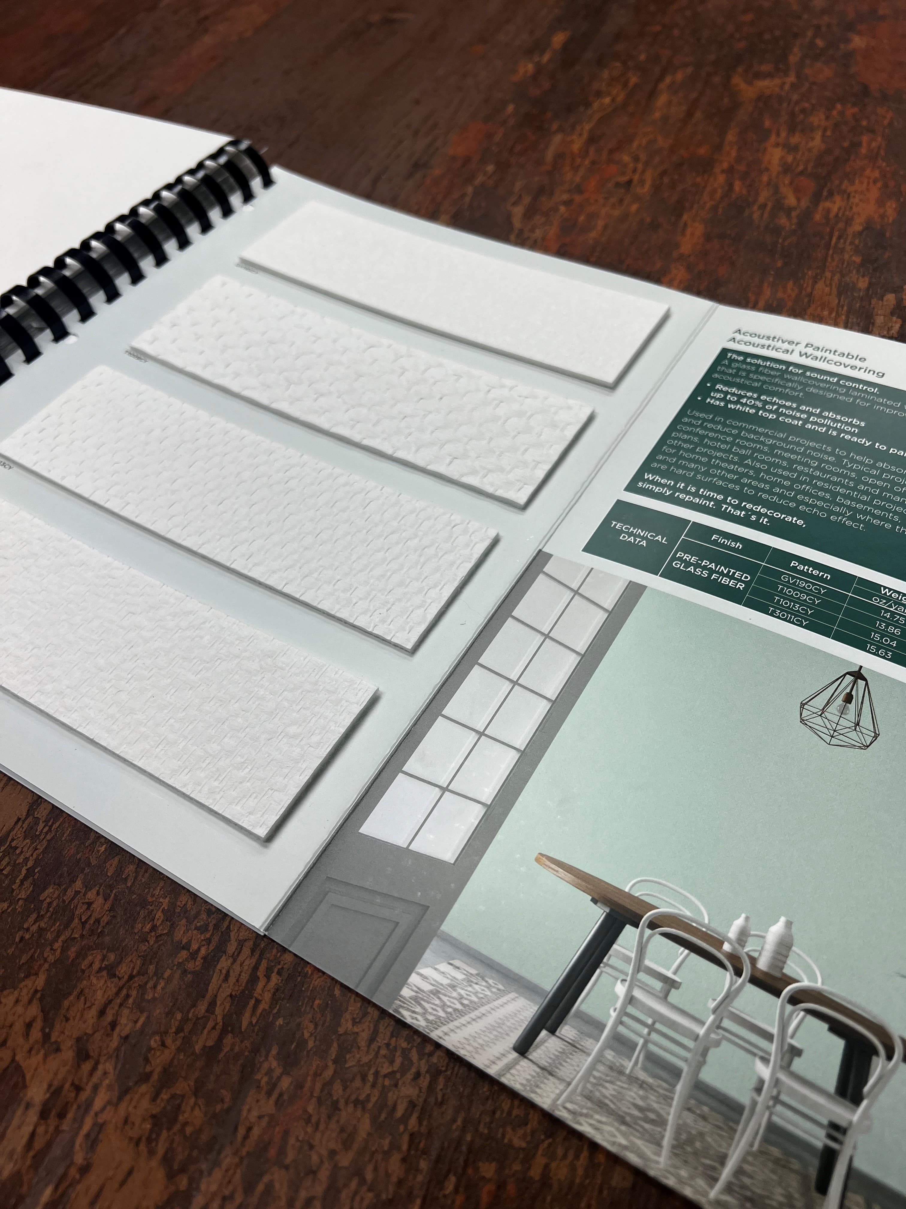 Texturglas Acoustiver